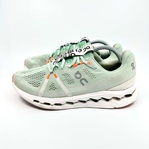 On Womens Swiss Engineering Cloudsurfer Blue Running Gym Shoes Sneakers Size 11